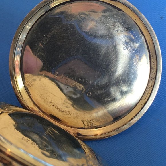 Antique 1924 Hamilton Pocket Watch Solid 14k Yellow Gold 62.2g Size 12s Runs - Picture 5 of 10